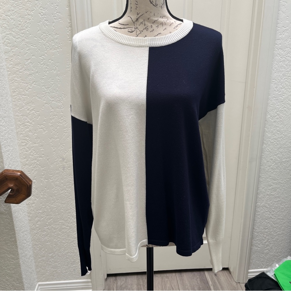 NWOT Two-Tone Sweater (never worn)